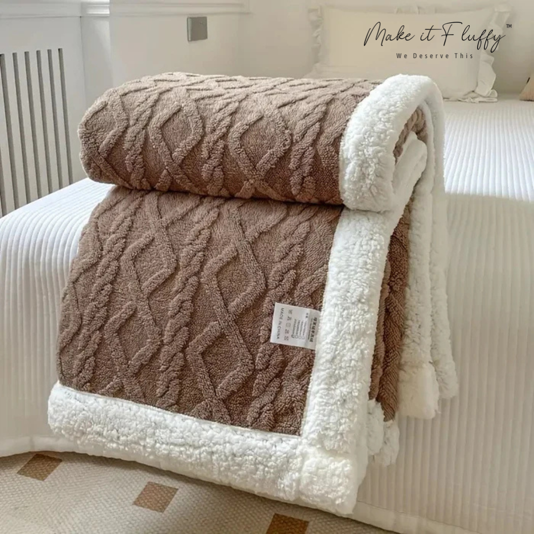 Warm & Fluffy Sherpa Fleece Blanket