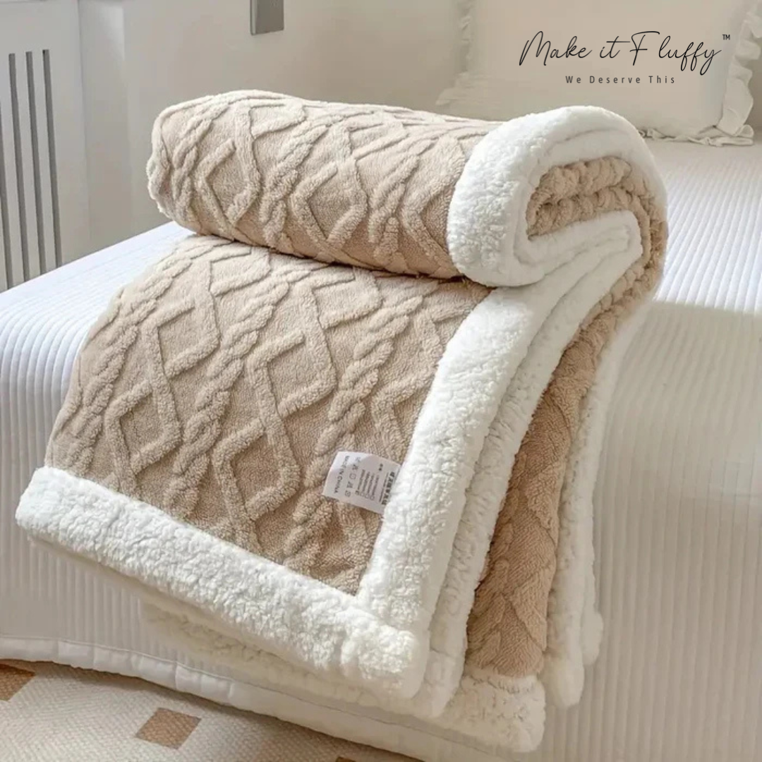Warm & Fluffy Sherpa Fleece Blanket