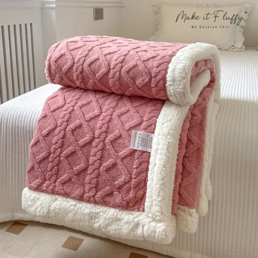 Warm & Fluffy Sherpa Fleece Blanket