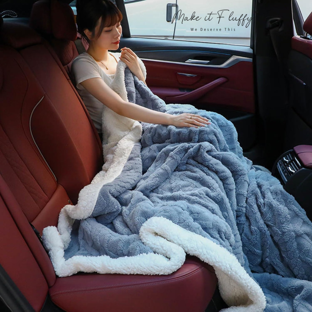 Warm & Fluffy Sherpa Fleece Blanket
