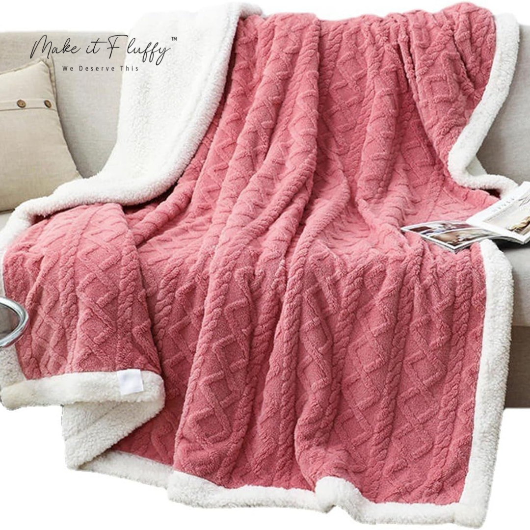 Warm & Fluffy Sherpa Fleece Blanket