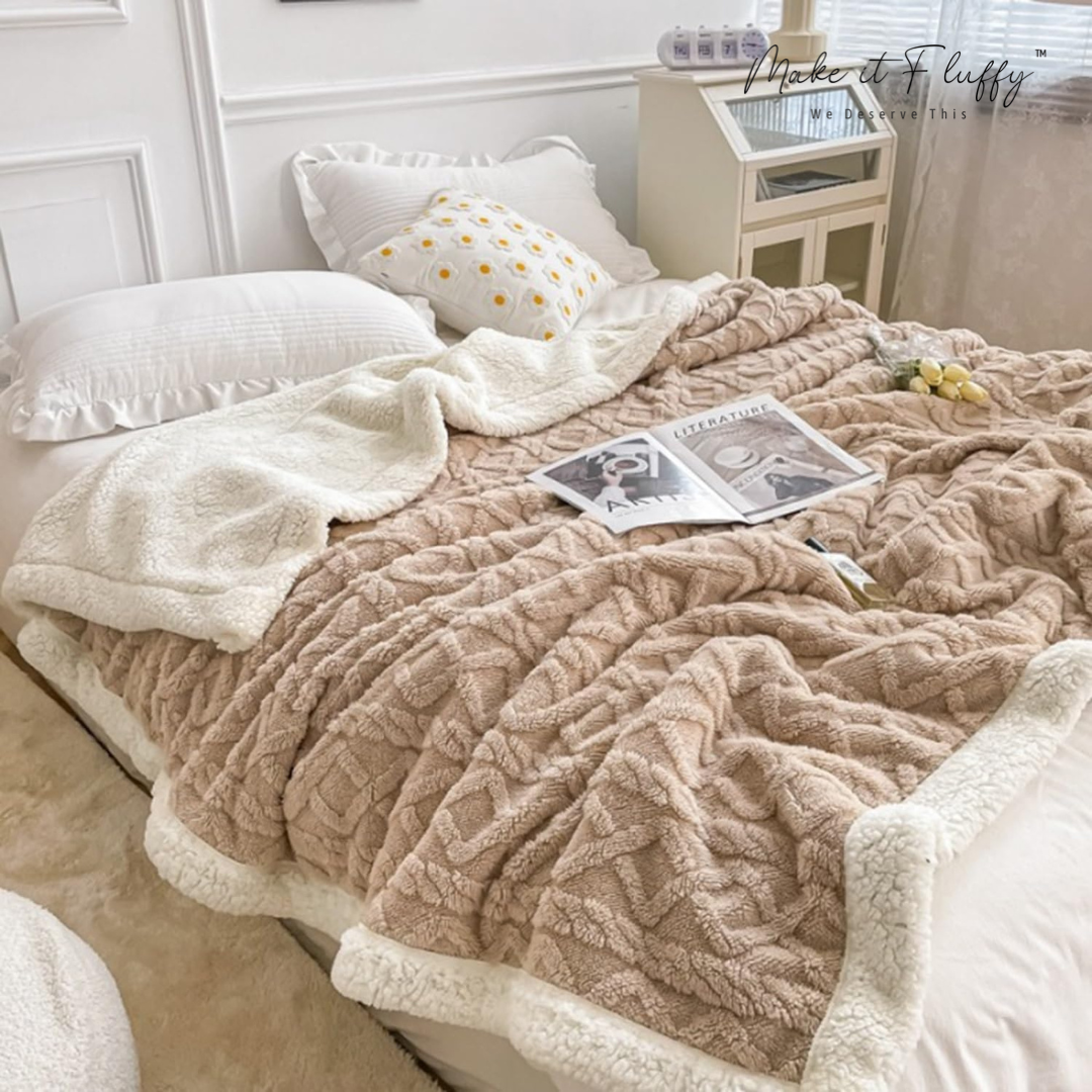 Warm & Fluffy Sherpa Fleece Blanket