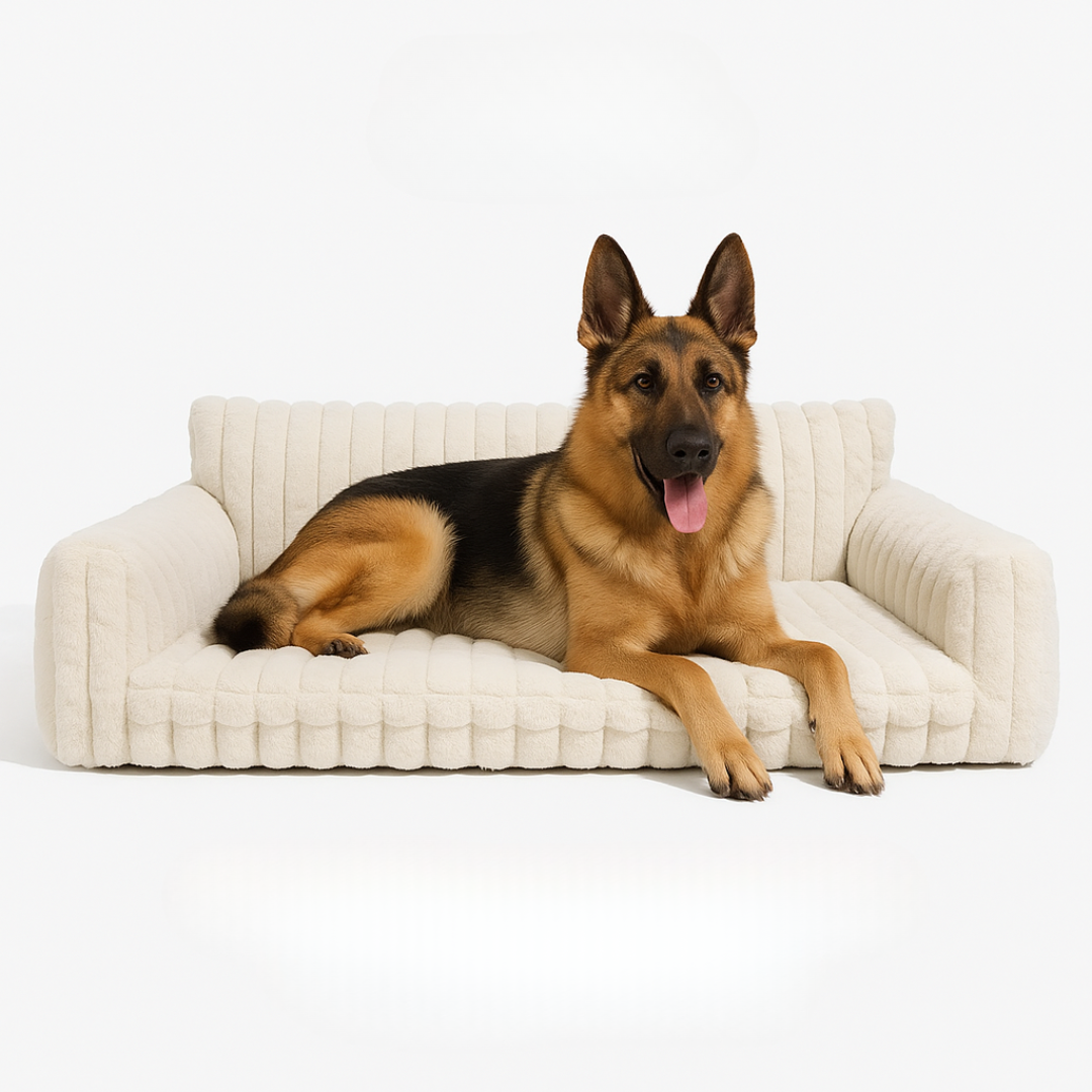 DreamNest Orthopedic Pet Bed - Square Plush
