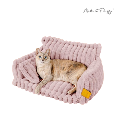 DreamNest Orthopedic Pet Bed - Square Plush