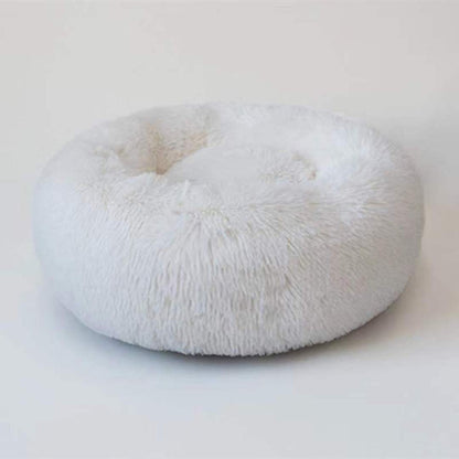 White donut bed