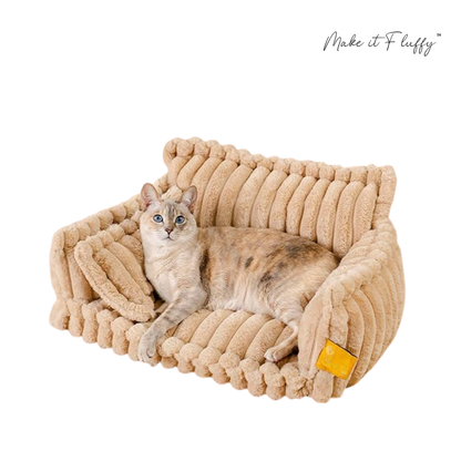 DreamNest Orthopedic Pet Bed - Square Plush