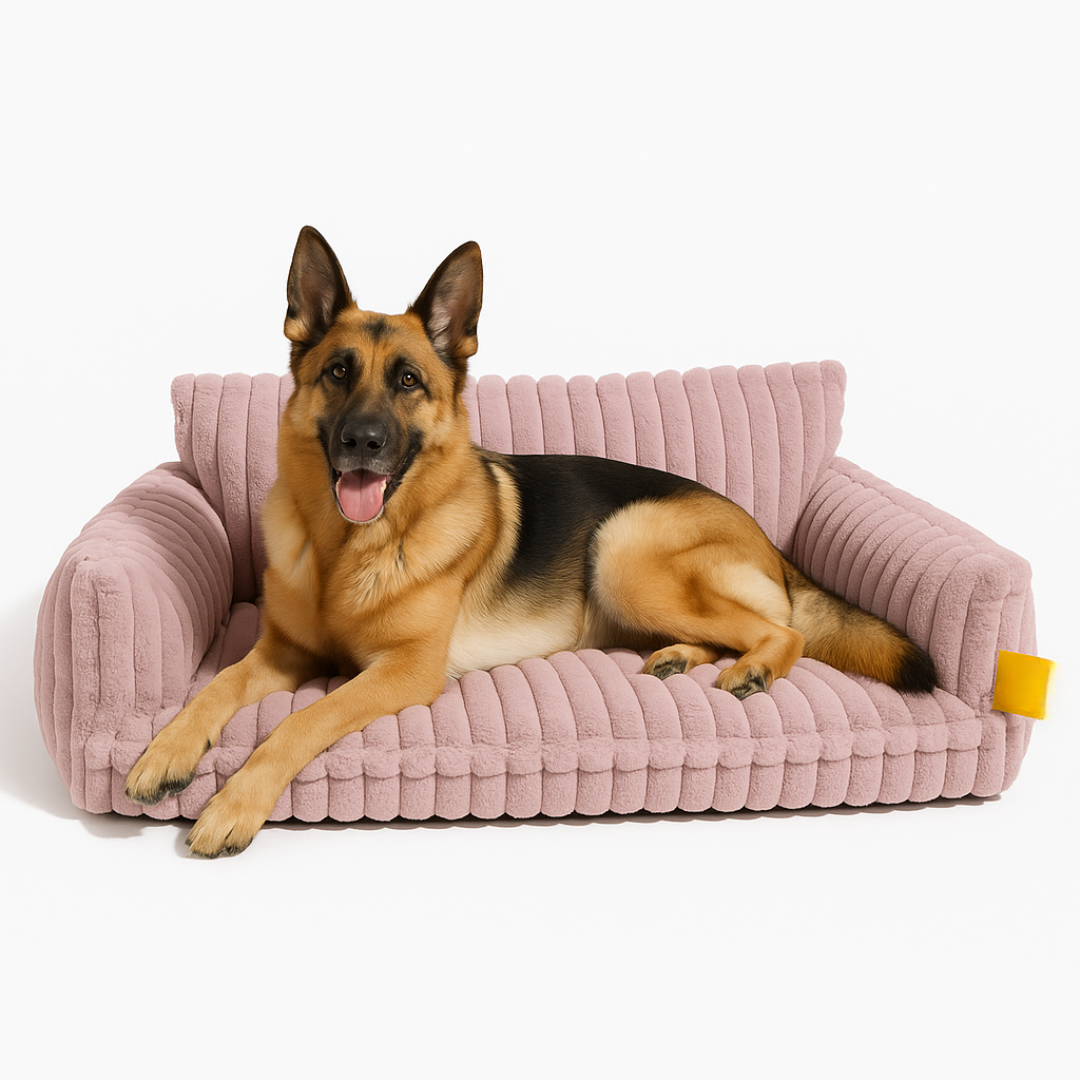 DreamNest Orthopedic Pet Bed - Square Plush