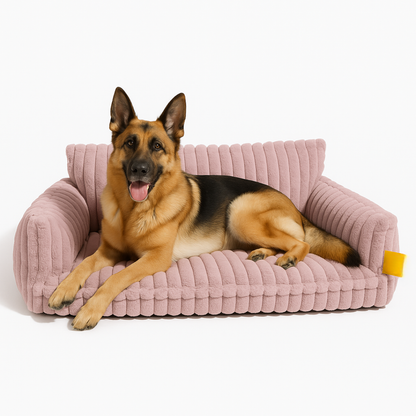 DreamNest Orthopedic Pet Bed - Square Plush