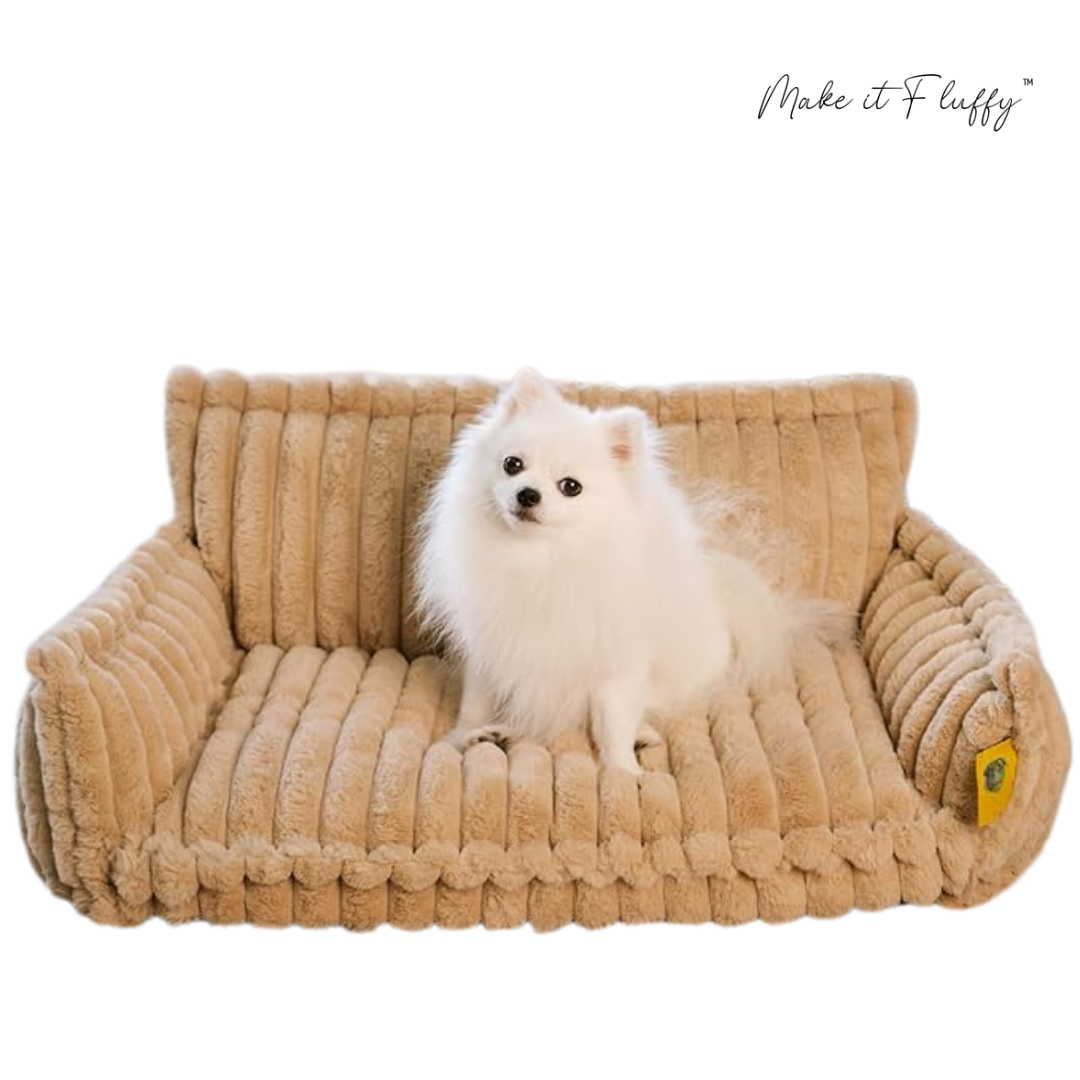 DreamNest Orthopedic Pet Bed - Square Plush