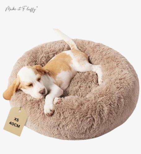 DreamNest Furry Friend Donut Bed