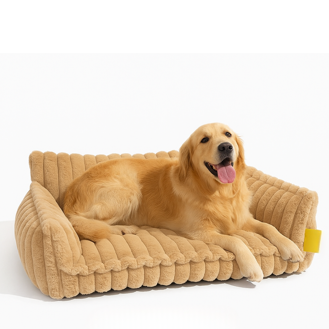 DreamNest Orthopedic Pet Bed - Square Plush