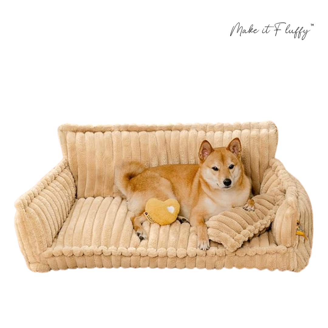 DreamNest Orthopedic Pet Bed - Square Plush