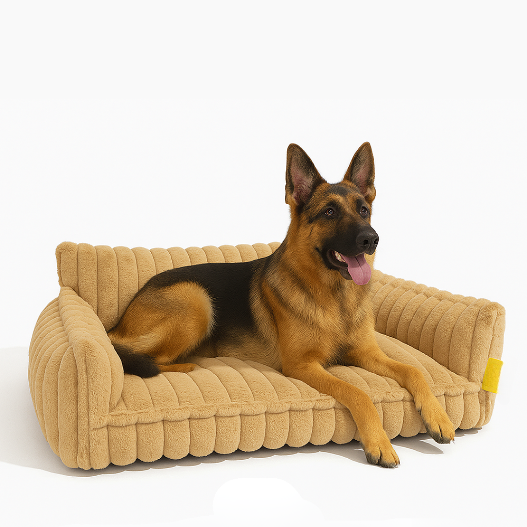 DreamNest Orthopedic Pet Bed - Square Plush