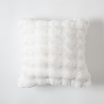 CloudFluff Ultra-Plush Throw Pillow in White