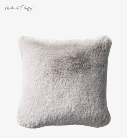 CloudFluff Ultra-Plush Rabbit Faux Fur Pillow Cover
