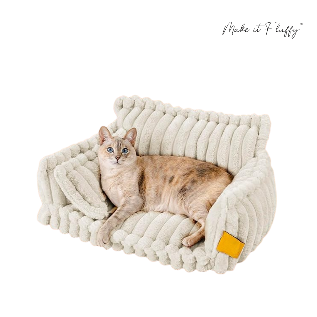 DreamNest Orthopedic Pet Bed - Square Plush