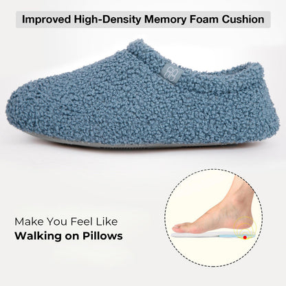 Curly Faux Fur Memory Foam Slippers