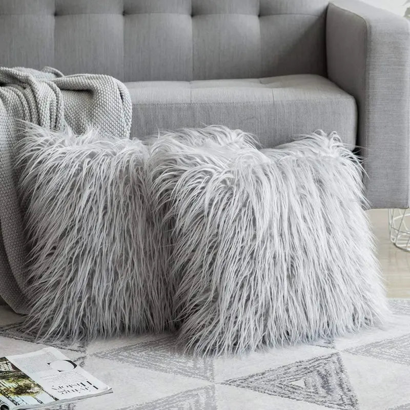 CloudFluff Long-Pile Plush Accent Pillow