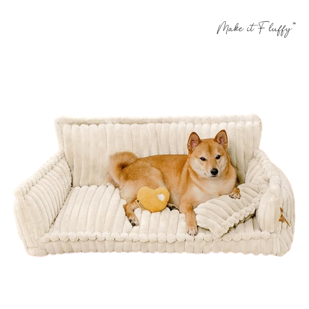 DreamNest Orthopedic Pet Bed - Square Plush