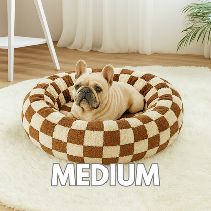 Cozy Calming Donut Pet Bed