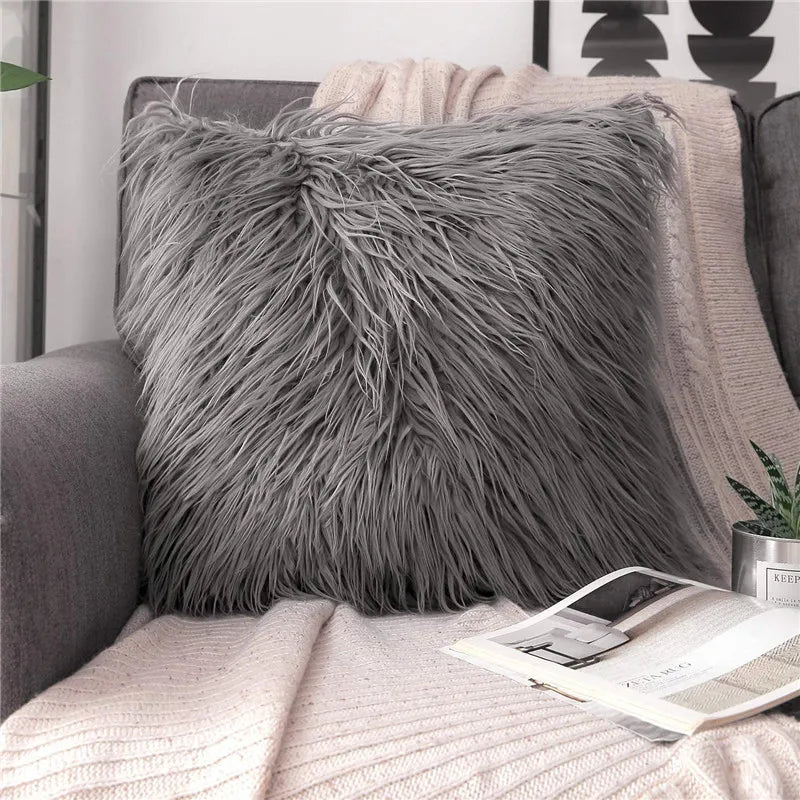 CloudFluff Long-Pile Plush Accent Pillow