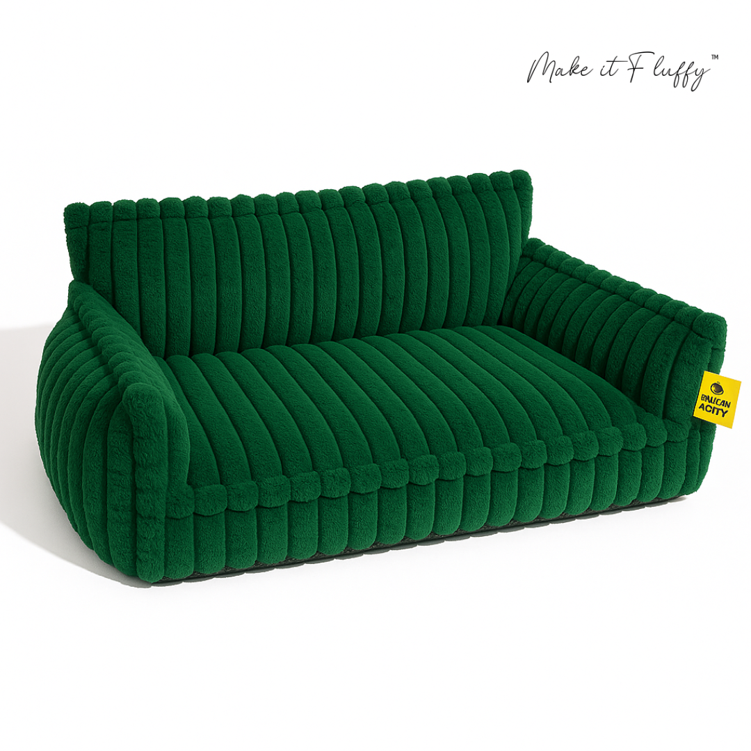 DreamNest Orthopedic Pet Bed - Square Plush