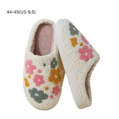 ChicFluff Flower Plush Slippers