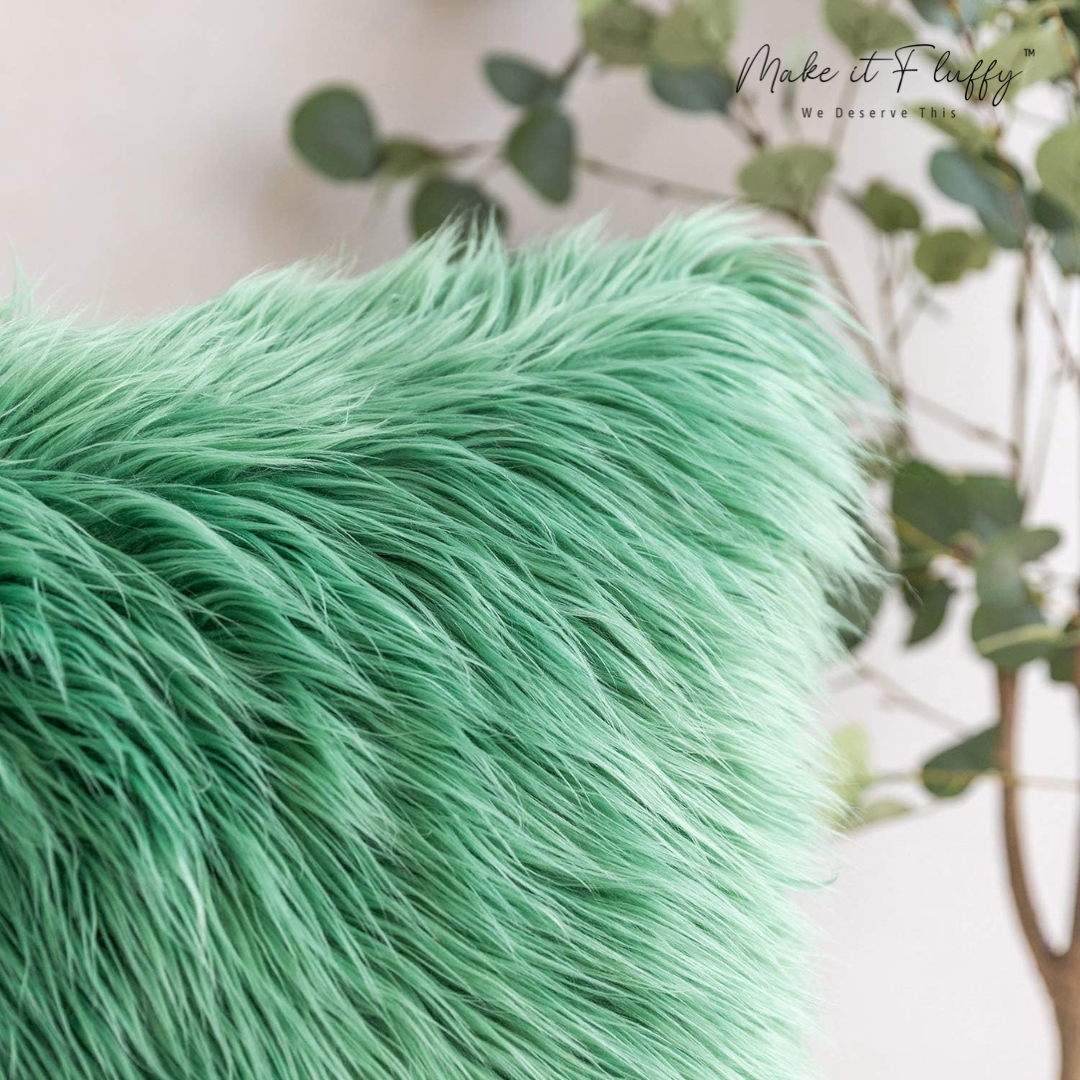 Chic Plush Faux Fur Home Pillow