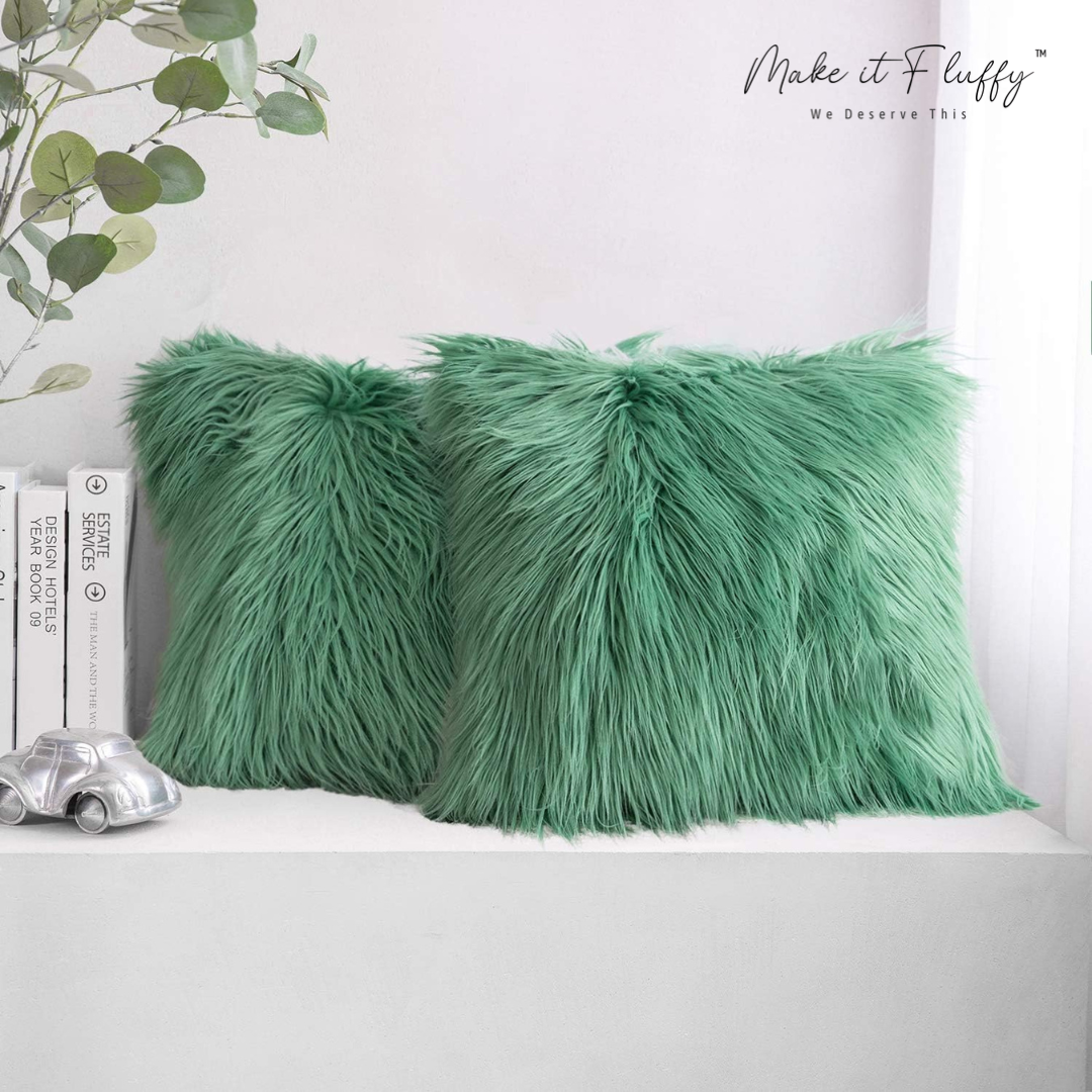 Chic Plush Faux Fur Home Pillow