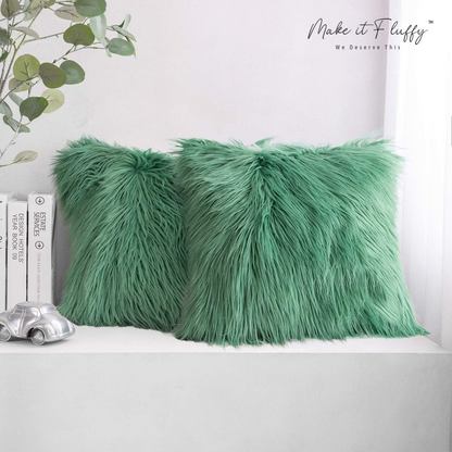 Chic Plush Faux Fur Home Pillow
