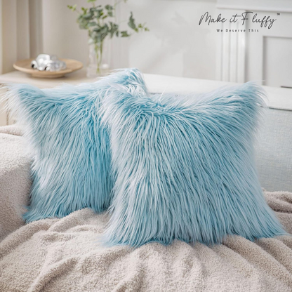 Chic Plush Faux Fur Home Pillow