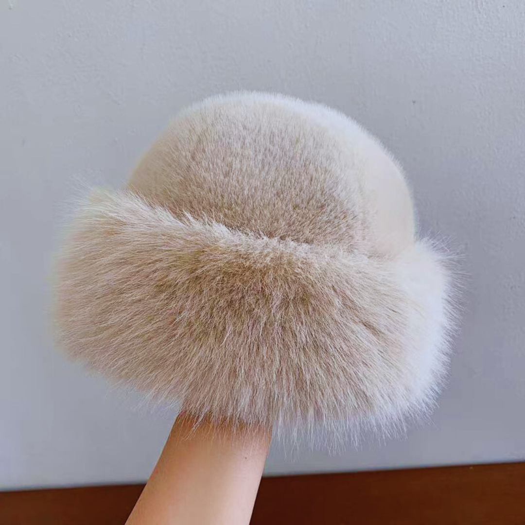 Classic Mongolian-Style Faux Fur Hat