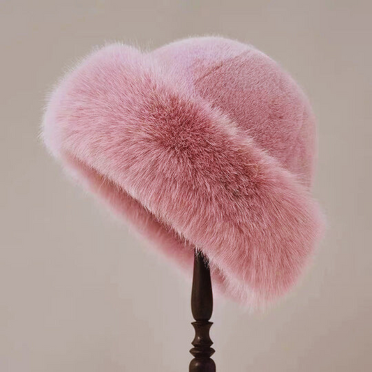 Classic Mongolian-Style Faux Fur Hat