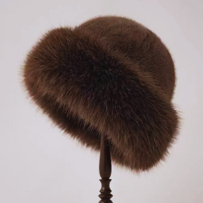 Classic Mongolian-Style Faux Fur Hat