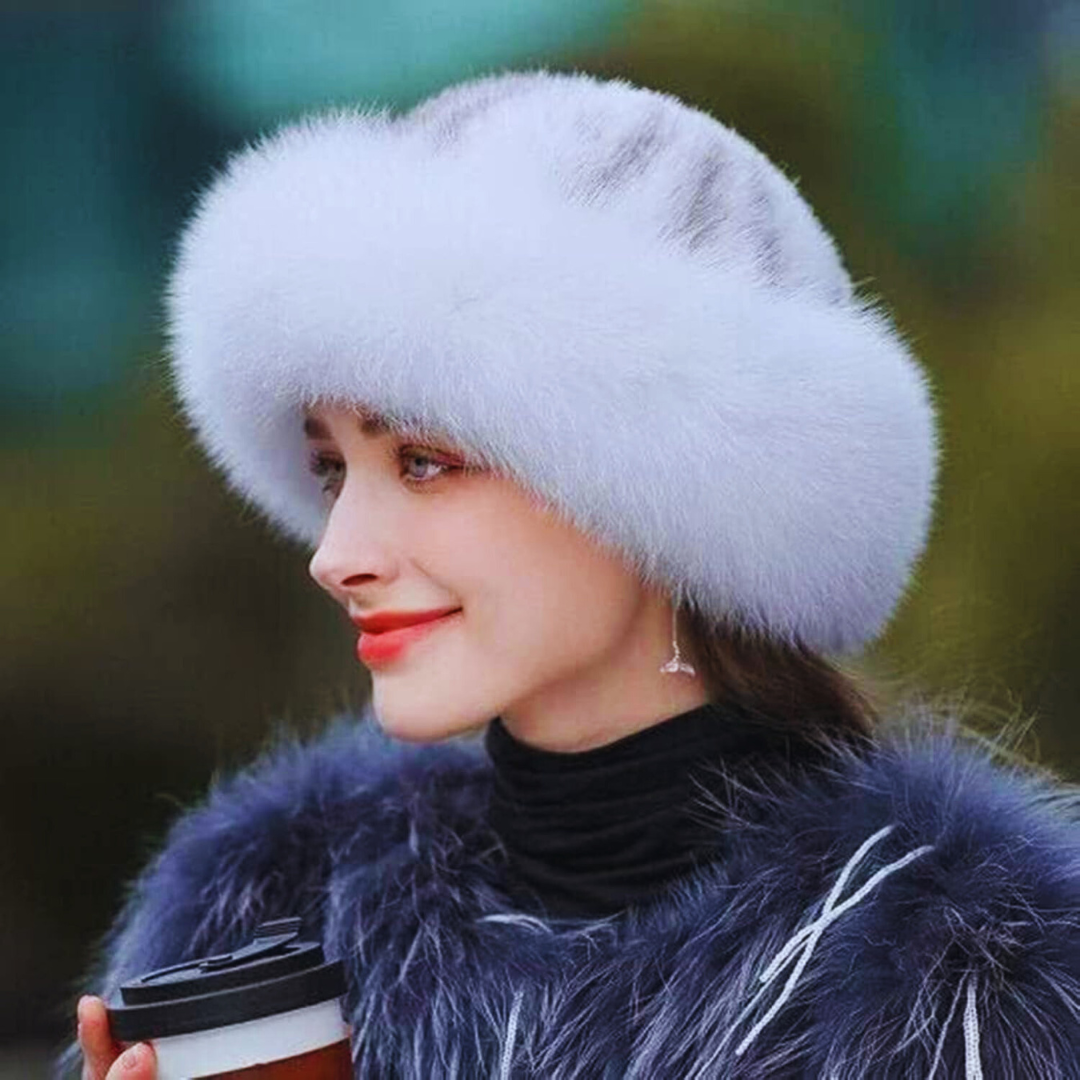 Classic Mongolian-Style Faux Fur Hat