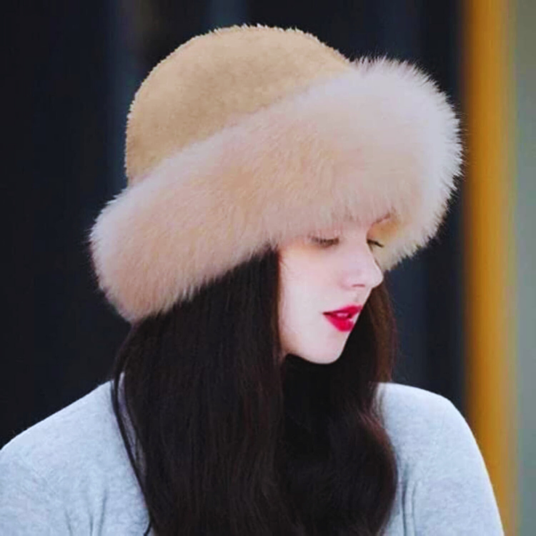 Classic Mongolian-Style Faux Fur Hat