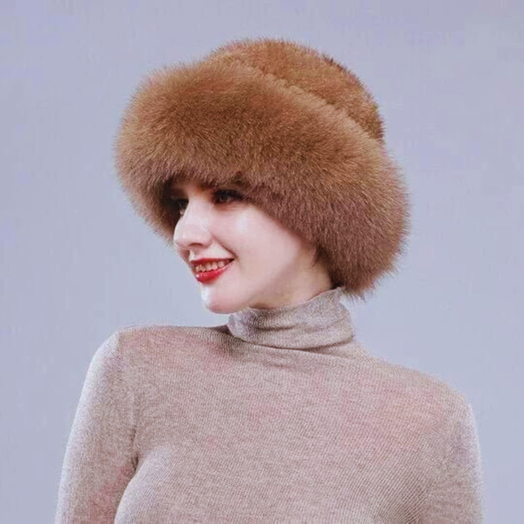 Classic Mongolian-Style Faux Fur Hat