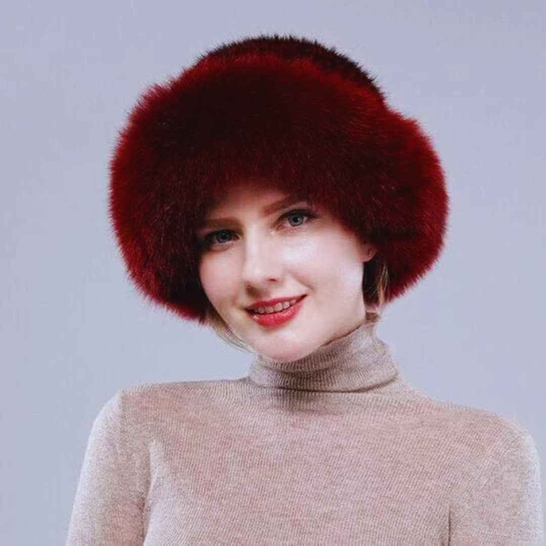 Classic Mongolian-Style Faux Fur Hat