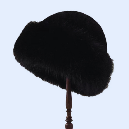 Classic Mongolian-Style Faux Fur Hat
