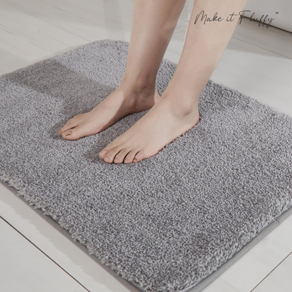 CloudFluff Bathroom Rug - UltraPlush Non-Slip