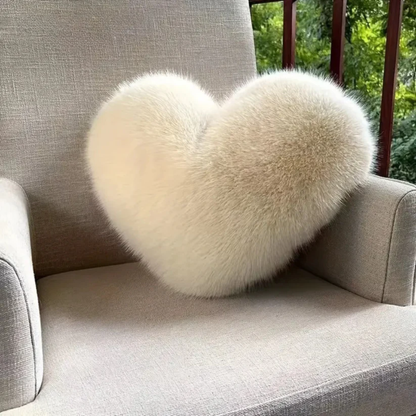 CloudFluff Heart Plush Pillow