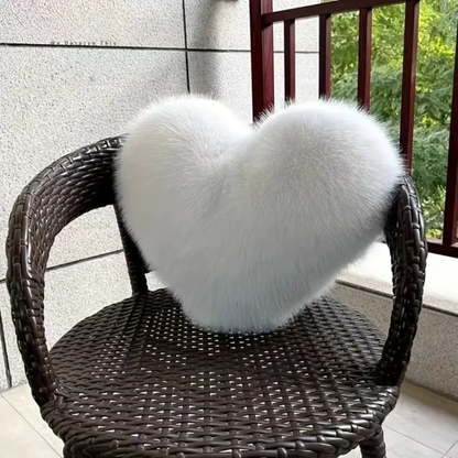 CloudFluff Heart Plush Pillow