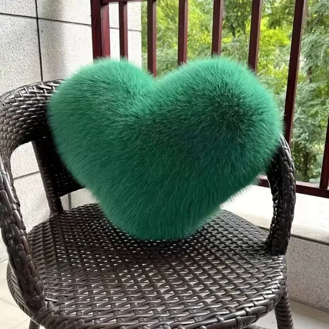 CloudFluff Heart Plush Pillow