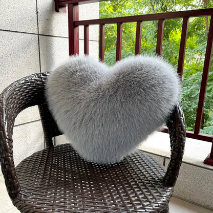 CloudFluff Heart Plush Pillow