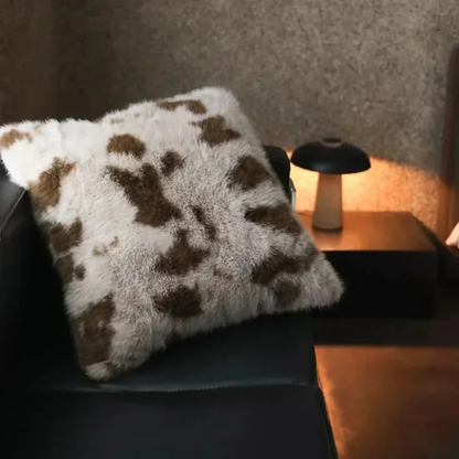 CloudFluff Zebra & Cowhide Faux Fur Cushion