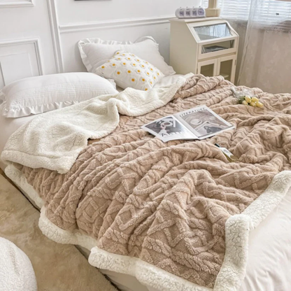 CloudSoft Sherpa Fleece Blanket