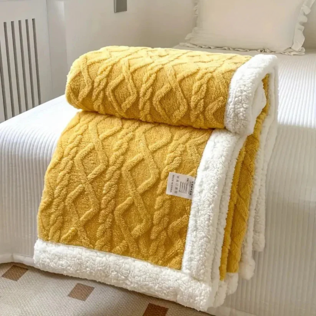 CloudSoft Sherpa Fleece Blanket