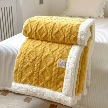 CloudSoft Sherpa Fleece Blanket