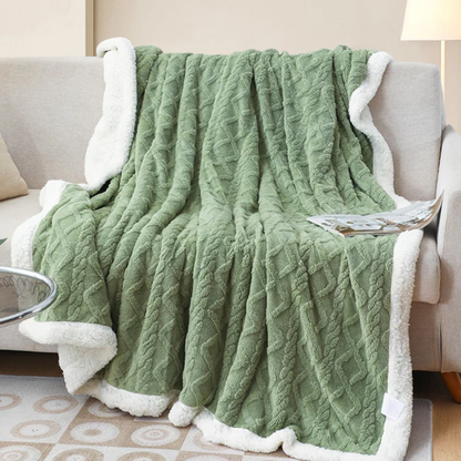 CloudSoft Sherpa Fleece Blanket