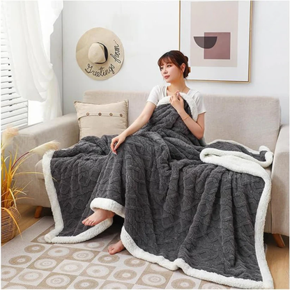 CloudSoft Sherpa Fleece Blanket